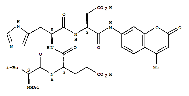 Ac-leu-glu-his-asp-amc Structure,292633-16-0Structure