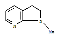 1H-pyrrolo[2,3-b]pyridine,2,3-dihydro-1-methyl -(9ci) Structure,294646-72-3Structure