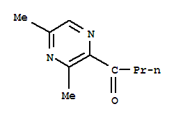 1-Butanone,1-(3,5-dimethylpyrazinyl )-(9ci) Structure,298210-79-4Structure