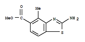 5-Benzothiazolecarboxylicacid,2-amino-4-methyl -,methylester(9ci) Structure,306276-71-1Structure