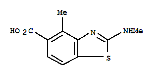 5-Benzothiazolecarboxylicacid,4-methyl -2-(methylamino)-(9ci) Structure,306276-93-7Structure