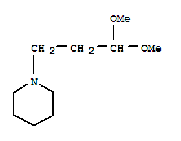 B-piperidinopropionaldehyde dimethyl acetal Structure,31007-28-0Structure