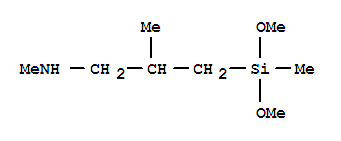 Dimethoxymethyl [2-methyl -3-(methylamino)propyl ]silane Structure,31024-41-6Structure