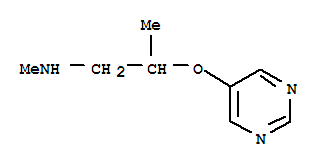 1-Propanamine,n-methyl -2-(5-pyrimidinyloxy)-(9ci) Structure,310881-02-8Structure