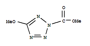 Methyl 5-methoxy-2h-tetrazole-2-carboxylate Structure,311762-14-8Structure