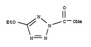 2H-tetrazole-2-carboxylic acid,5-ethoxy-,methyl ester Structure,311762-17-1Structure