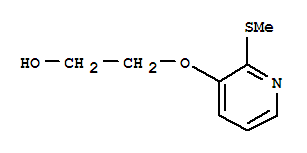 Ethanol ,2-[[2-(methylthio)-3-pyridinyl ]oxy]- (9ci) Structure,313657-88-4Structure