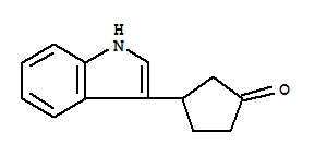 Cyclopentanone,3-(1h-indol -3-yl )- (9ci) Structure,313663-95-5Structure