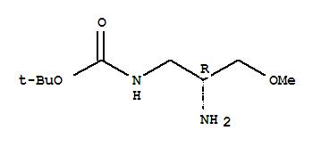 2-Methyl-2-propanyl [(2r)-2-amino-3-methoxypropyl]carbamate Structure,314757-43-2Structure