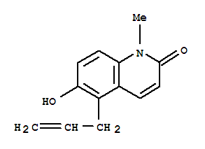 2(1H)-quinolinone,6-hydroxy-1-methyl -5-(2-propenyl )- (9ci) Structure,314770-67-7Structure