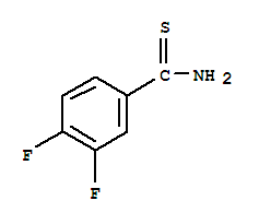 Benzenecarbothioamide,3,4-difluoro- (9ci) Structure,317319-14-5Structure