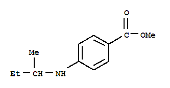 Benzoic acid,4-[(1-methylpropyl )amino]-,methyl ester (9ci) Structure,317321-34-9Structure