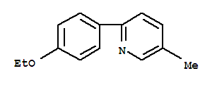 Pyridine,2-(4-ethoxyphenyl )-5-methyl - (9ci) Structure,317820-05-6Structure