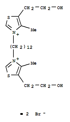 1,12-Bis[4-methyl-5-(2-hydroxyethyl)thiazol-3-ium-3-yl]dodecane dibromide Structure,321915-72-4Structure