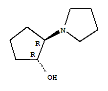 (1R,2r)-2-pyrrolidin-1-ylcyclopentanol Structure,32635-39-5Structure