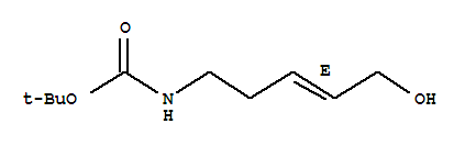 2-Methyl-2-propanyl [(3e)-5-hydroxy-3-penten-1-yl]carbamate Structure,333438-48-5Structure