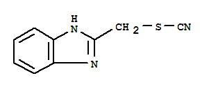 1H-benzimidazol-2-ylmethyl thiocyanate Structure,34091-38-8Structure