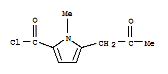 1-Methyl-5-(2-oxopropyl)-1h-pyrrole-2-carbonyl chloride Structure,344298-53-9Structure