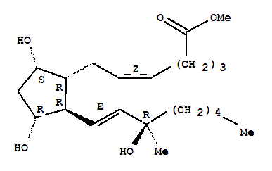 Methyl (5e,13e)-9,11,15-trihydroxy-15-methylprosta-5,13-dien-1-oate Structure,35700-22-2Structure