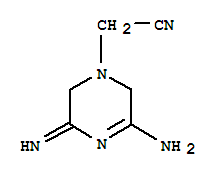 5-Amino-3,6-dihydro-3-imino-1(2h)-pyrazineacetonitrile Structure,35975-34-9Structure