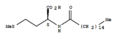 N-palmitoylmethionine Structure,36416-81-6Structure