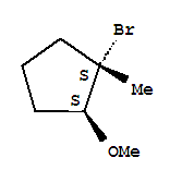 (1R,2r)-1-bromo-2-methoxy-1-methylcyclopentane Structure,364750-25-4Structure