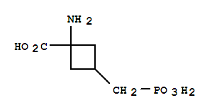 1-Amino-3-(phosphonomethyl)cyclobutanecarboxylic acid Structure,375858-31-4Structure