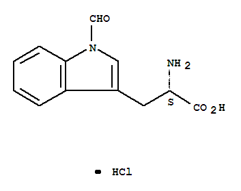 H-l-trp(for)-oh*hcl Structure,38023-86-8Structure