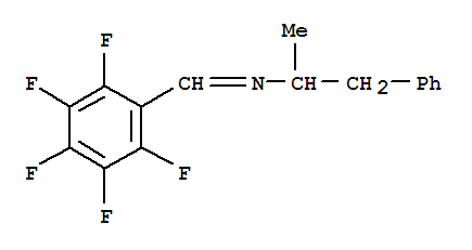 (E)-1-(pentafluorophenyl)-n-(1-phenyl-2-propanyl)methanimine Structure,38771-49-2Structure