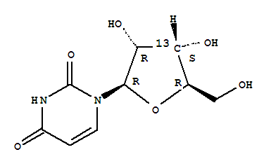 [3’-13C]uridine Structure,478511-14-7Structure