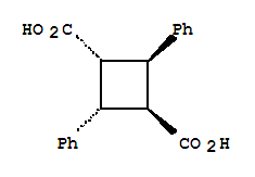 2B,4a-diphenyl-1b,3a-cyclobutanedicarboxylic acid Structure,490-20-0Structure