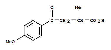 2-Methyl-4-oxo-4-(4-methoxyphenyl)butyric acid Structure,5717-16-8Structure