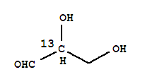 2,3-Dihydroxy-propanal-2-13c Structure,71122-43-5Structure