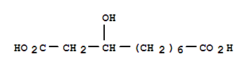 3-Hydroxy-decanedioic acid Structure,73141-46-5Structure