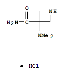 3-(Dimethylamino)azetidine-3-carboxamide dihydrochloride Structure,736994-13-1Structure