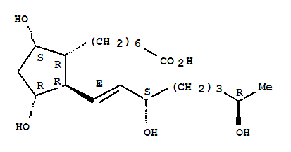 (9Alpha,11alpha,13e,15s,19r)-9,11,15,19-tetrahydroxy-prost-13-en-1-oic acid Structure,81371-59-7Structure