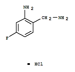 2-(Aminomethyl)-5-fluoro-aniline hydrochloride Structure,870562-74-6Structure