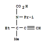 Isopropyl(3-methyl-1-pentyn-3-yl)carbamic acid Structure,875253-97-7Structure