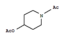 (1-Acetyl-4-piperidyl) acetate Structure,883733-99-1Structure