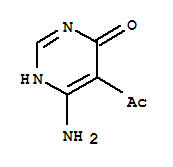 (7ci)-4-氨基-6-羥基-5-嘧啶甲酮結(jié)構(gòu)式_88394-02-9結(jié)構(gòu)式