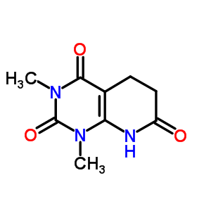 Pyrido[2,3-d]pyrimidine-2,4,7(1h,3h,6h)-trione,5,8-dihydro-1,3-dimethyl- Structure,10001-46-4Structure