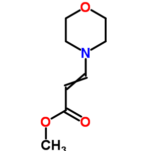 2-Propenoic acid,3-(4-morpholinyl)-, methyl ester Structure,1009-80-9Structure