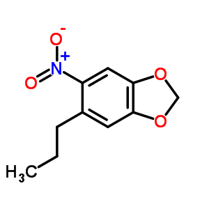 1,3-Benzodioxole,5-nitro-6-propyl- Structure,10161-75-8Structure