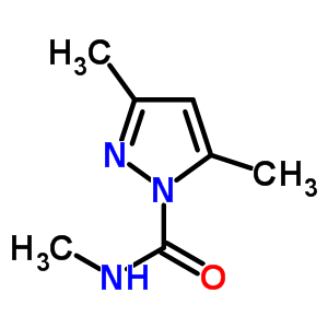 1H-pyrazole-1-carboxamide,n,3,5-trimethyl- Structure,10199-62-9Structure