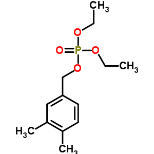 Phosphoric acid,(3,4-dimethylphenyl)methyl diethyl ester Structure,10276-87-6Structure