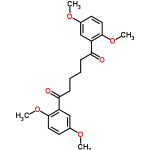 1,6-Hexanedione,1,6-bis(2,5-dimethoxyphenyl)- Structure,10365-23-8Structure