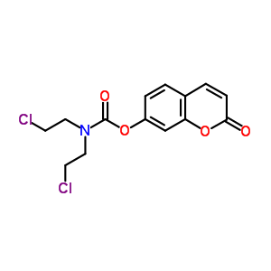 (2-Oxochromen-7-yl) n,n-bis(2-chloroethyl)carbamate Structure,10441-02-8Structure