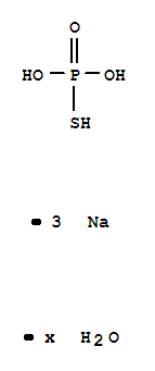 Sodium thiophosphate tribasic: hydrate Structure,10489-48-2Structure