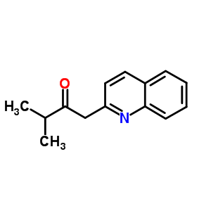 2-Butanone,3-methyl-1-(2-quinolinyl)- Structure,10554-56-0Structure