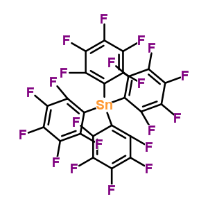 Tetrakis(2,3,4,5,6-pentafluorophenyl)stannane Structure,1065-49-2Structure